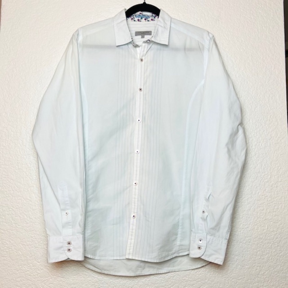 TED BAKER London Long Sleeve Button Down Shirt 3